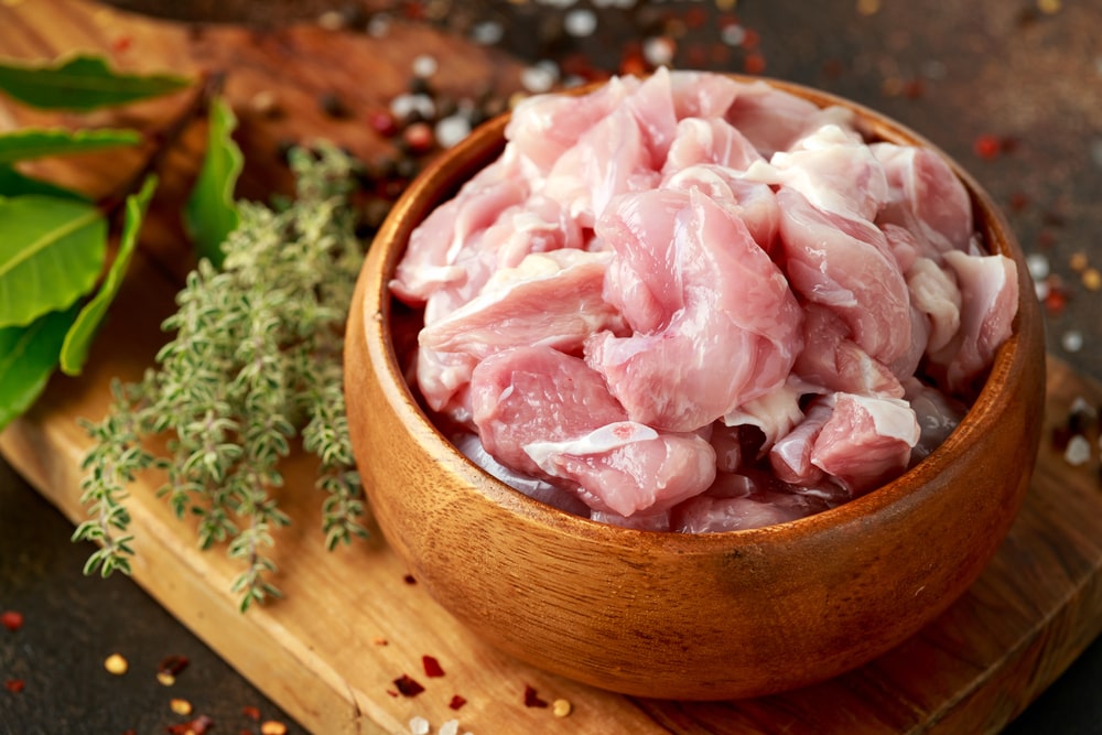 Diced Chicken Thigh Boneless (1Kg)