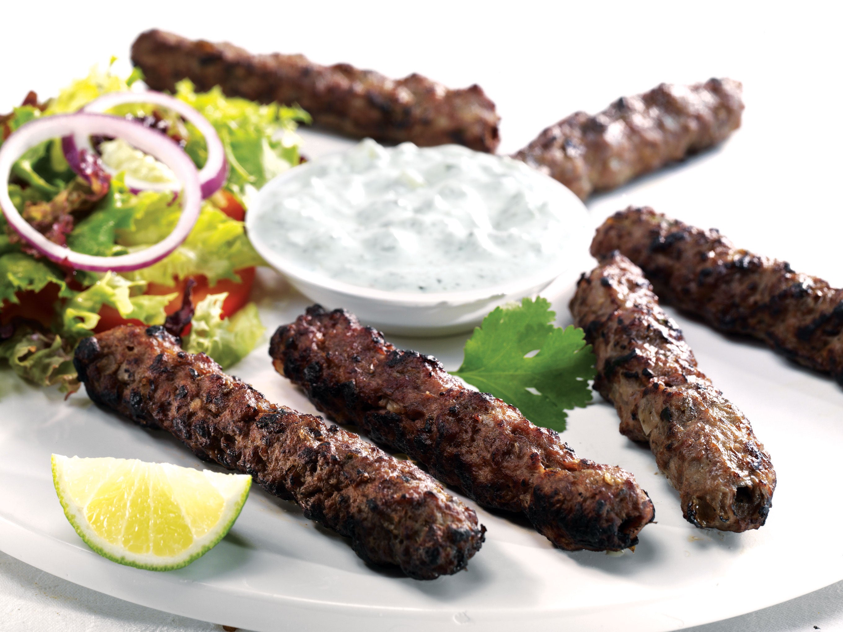 Charcoal Grilled Lamb Seikh Kebab (10Pcs)
