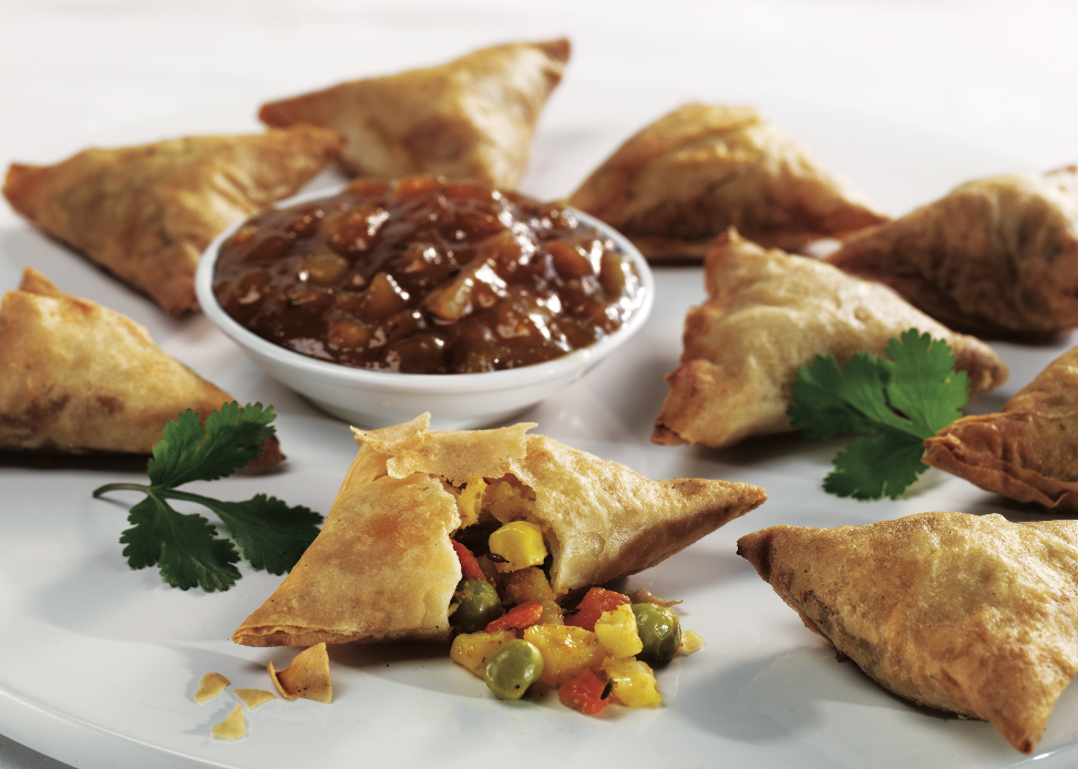 Frozen Mini Vegetable Samosa (25Pcs)